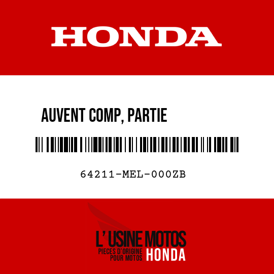 image de 64211-MEL-000ZB AUVENT COMP, PARTIE          SUPERIEURE R258 