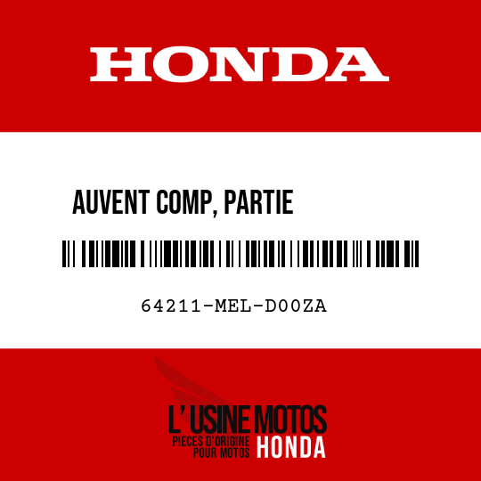 image de 64211-MEL-D00ZA AUVENT COMP, PARTIE          SUPERIEURE NH1 