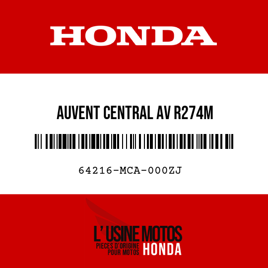 image de 64216-MCA-000ZJ AUVENT CENTRAL AV R274M 