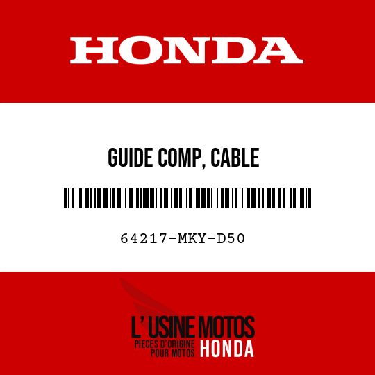 image de 64217-MKY-D50 GUIDE COMP, CABLE
