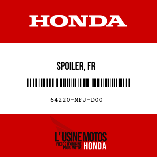 image de 64220-MFJ-D00 SPOILER, FR