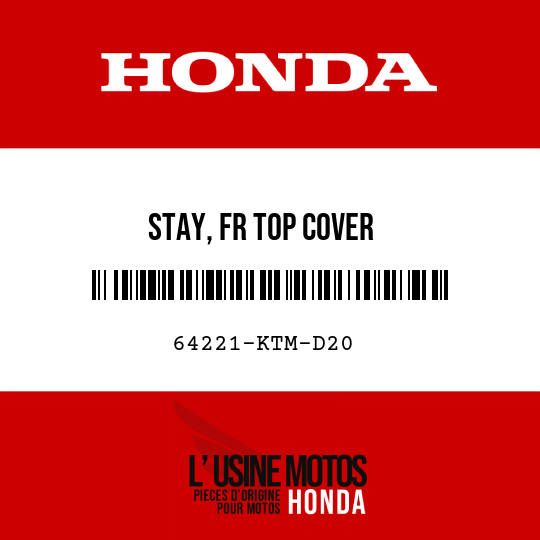 image de 64221-KTM-D20 STAY, FR TOP COVER