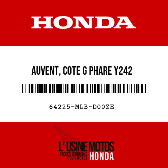 image de 64225-MLB-D00ZE AUVENT, COTE G PHARE Y242