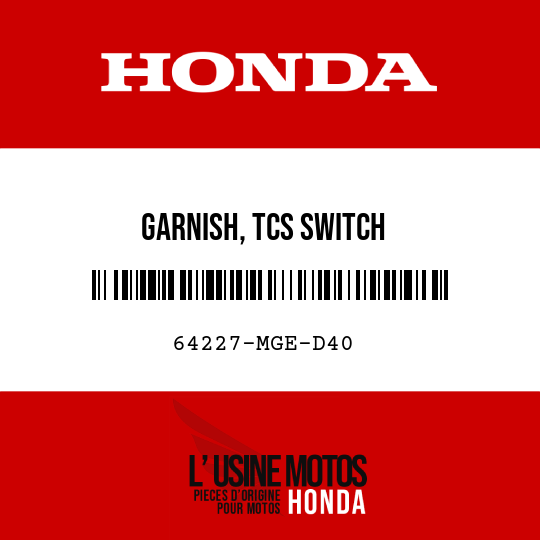 image de 64227-MGE-D40 GARNISH, TCS SWITCH