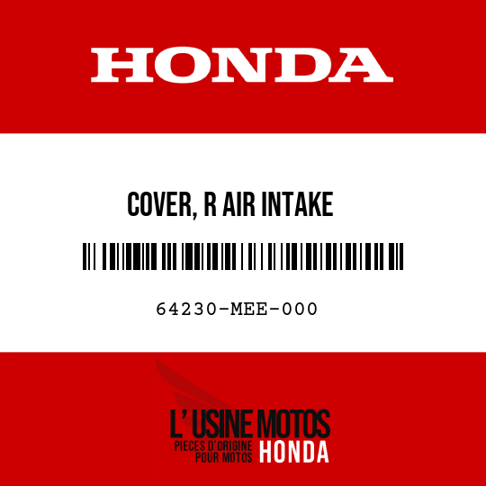 image de 64230-MEE-000 COVER, R AIR INTAKE