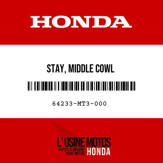 image de 64233-MT3-000 STAY, MIDDLE COWL