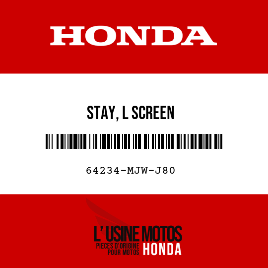 image de 64234-MJW-J80 STAY, L SCREEN