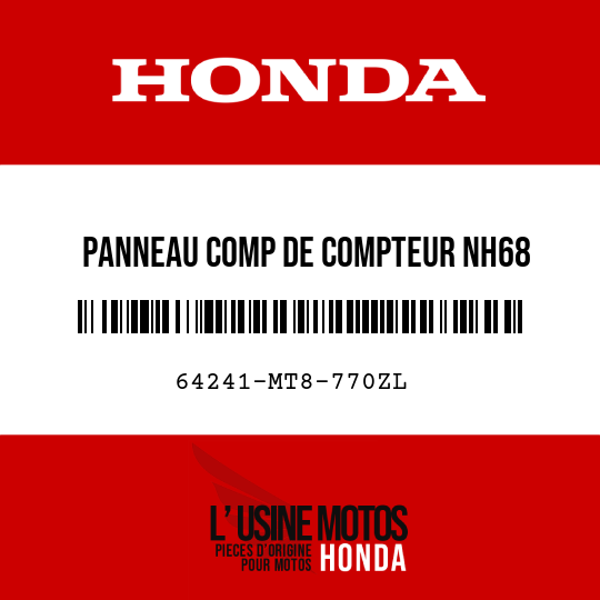 image de 64241-MT8-770ZL PANNEAU COMP DE COMPTEUR NH68 