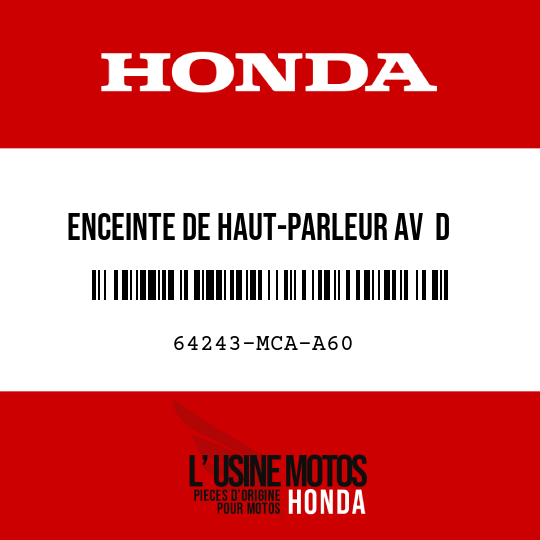 image de 64243-MCA-A60 ENCEINTE DE HAUT-PARLEUR AV  D