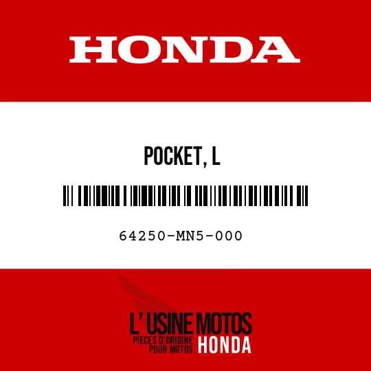 image de 64250-MN5-000 POCKET, L