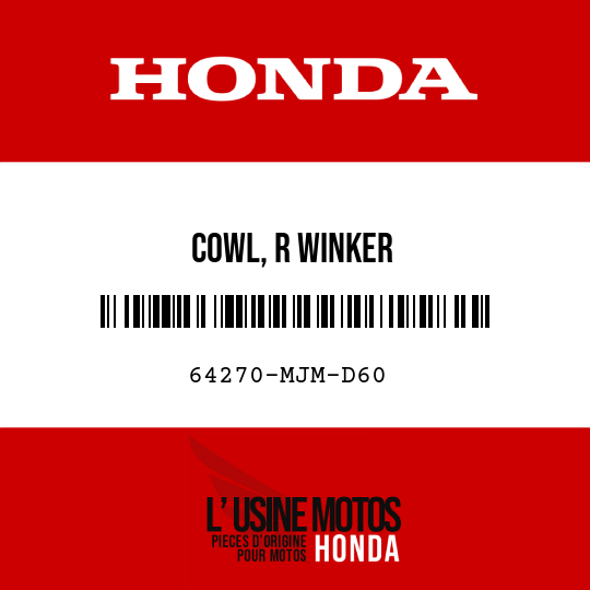 image de 64270-MJM-D60 COWL, R WINKER