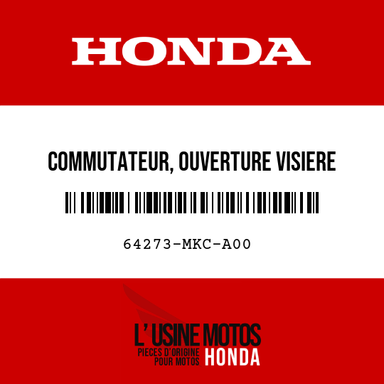 image de 64273-MKC-A00 COMMUTATEUR, OUVERTURE VISIERE
