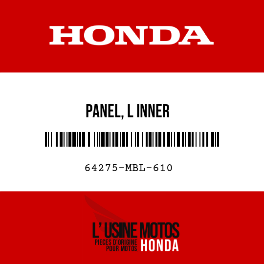 image de 64275-MBL-610 PANEL, L INNER