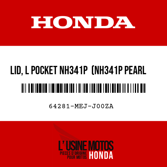 image de 64281-MEJ-J00ZA LID, L POCKET NH341P  (NH341P PEARL FADELESS WHITE)