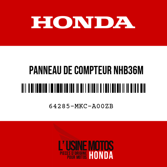 image de 64285-MKC-A00ZB PANNEAU DE COMPTEUR NHB36M