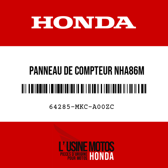 image de 64285-MKC-A00ZC PANNEAU DE COMPTEUR NHA86M
