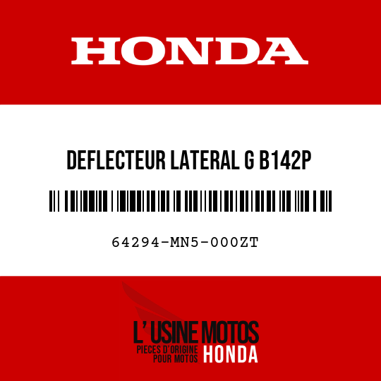 image de 64294-MN5-000ZT DEFLECTEUR LATERAL G B142P 
