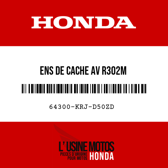 image de 64300-KRJ-D50ZD ENS DE CACHE AV R302M