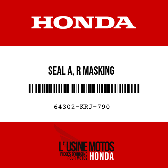 image de 64302-KRJ-790 SEAL A, R MASKING