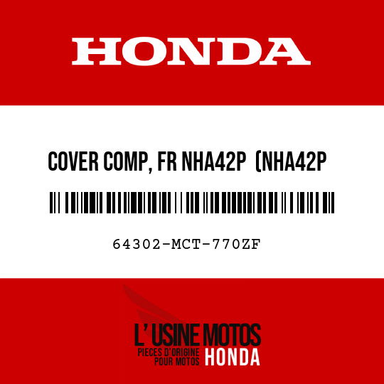 image de 64302-MCT-770ZF COVER COMP, FR NHA42P  (NHA42P PEARL CYBER BLACK)