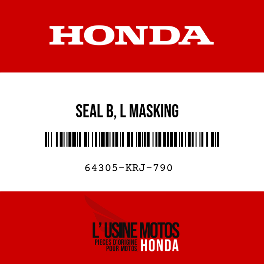 image de 64305-KRJ-790 SEAL B, L MASKING