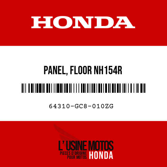 image de 64310-GC8-010ZG PANEL, FLOOR NH154R