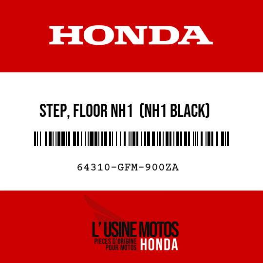 image de 64310-GFM-900ZA STEP, FLOOR NH1  (NH1 BLACK)