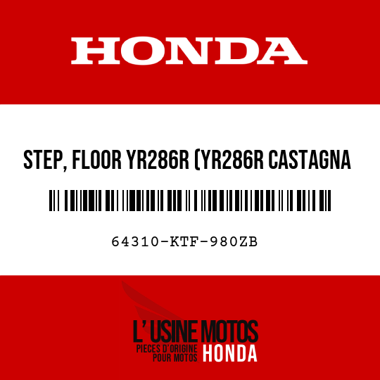 image de 64310-KTF-980ZB STEP, FLOOR YR286R (YR286R CASTAGNA BROWN R)