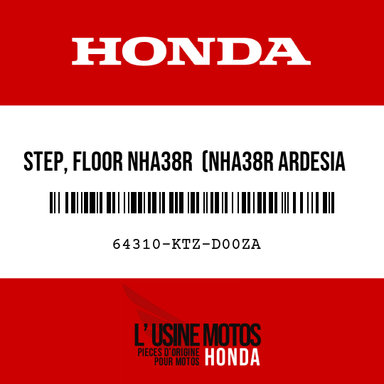 image de 64310-KTZ-D00ZA STEP, FLOOR NHA38R  (NHA38R ARDESIA GRAY)