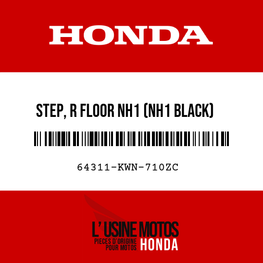 image de 64311-KWN-710ZC STEP, R FLOOR NH1 (NH1 BLACK)
