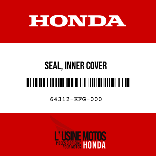 image de 64312-KFG-000 SEAL, INNER COVER