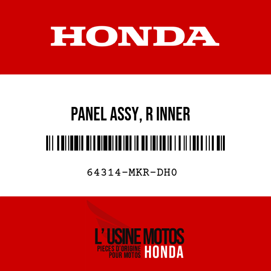 image de 64314-MKR-DH0 PANEL ASSY, R INNER