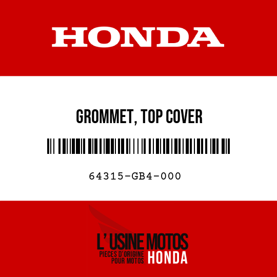 image de 64315-GB4-000 GROMMET, TOP COVER