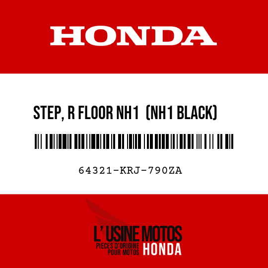 image de 64321-KRJ-790ZA STEP, R FLOOR NH1  (NH1 BLACK)