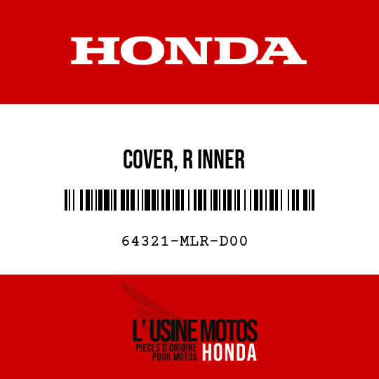 image de 64321-MLR-D00 COVER, R INNER