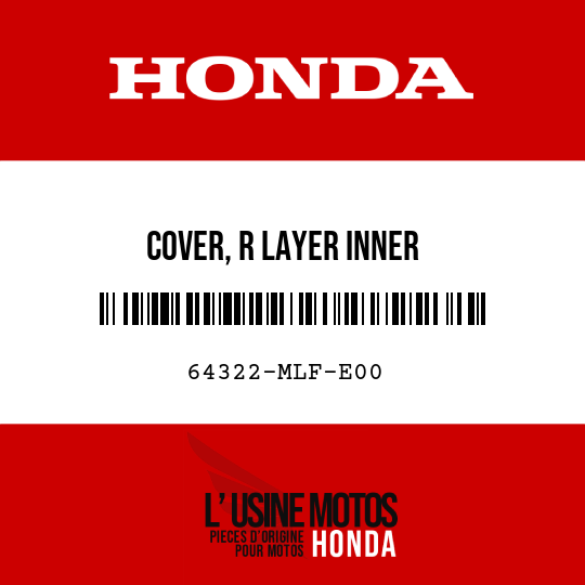 image de 64322-MLF-E00 COVER, R LAYER INNER