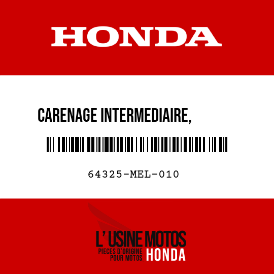 image de 64325-MEL-010 CARENAGE INTERMEDIAIRE,       INTERIEUR D