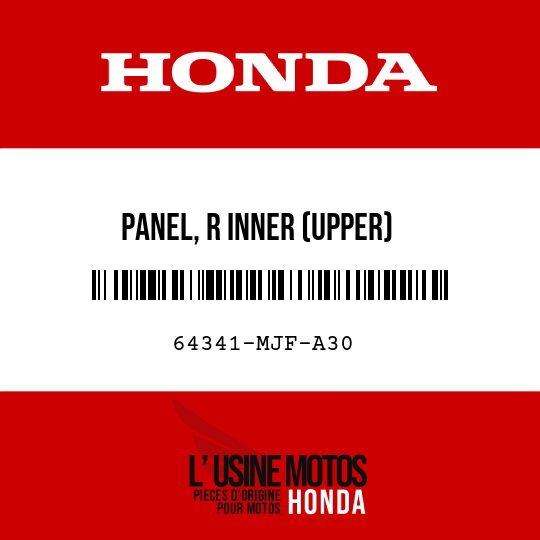 image de 64341-MJF-A30 PANEL, R INNER (UPPER)