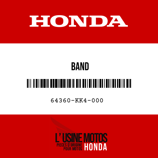 image de 64360-KK4-000 BAND