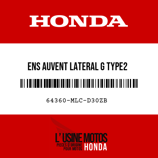 image de 64360-MLC-D30ZB ENS AUVENT LATERAL G TYPE2