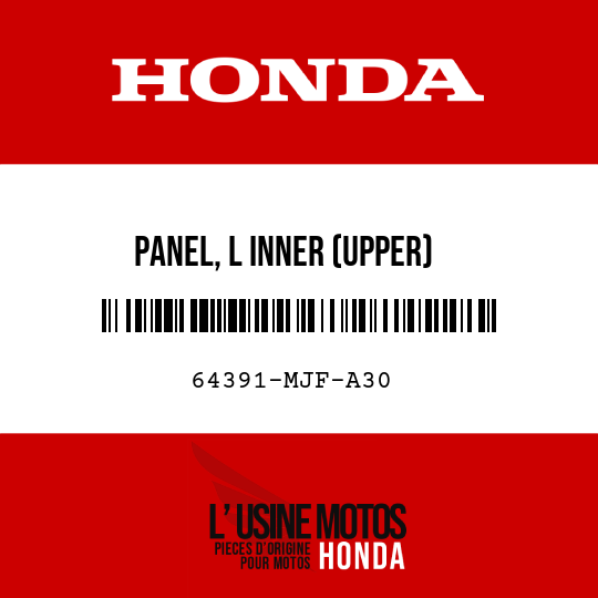 image de 64391-MJF-A30 PANEL, L INNER (UPPER)
