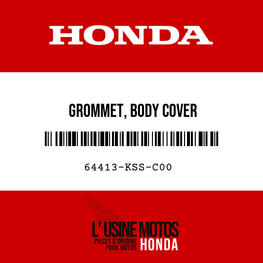 image de 64413-KSS-C00 GROMMET, BODY COVER