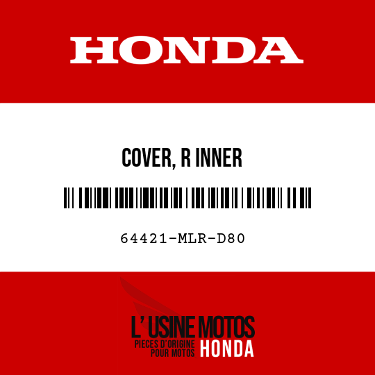 image de 64421-MLR-D80 COVER, R INNER