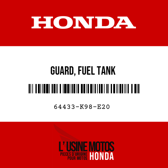 image de 64433-K98-E20 GUARD, FUEL TANK