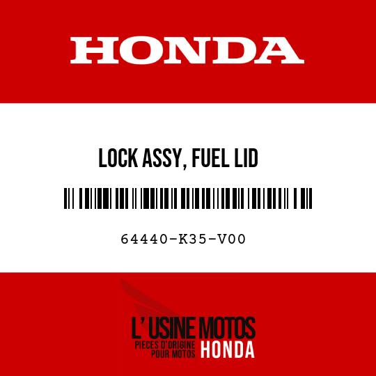 image de 64440-K35-V00 LOCK ASSY, FUEL LID