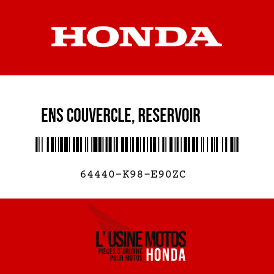 image de 64440-K98-E90ZC ENS COUVERCLE, RESERVOIR     CARBURANT G (WL) TYPE2