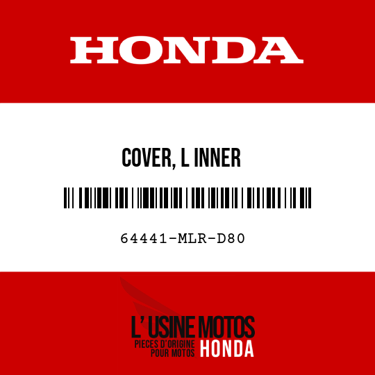 image de 64441-MLR-D80 COVER, L INNER
