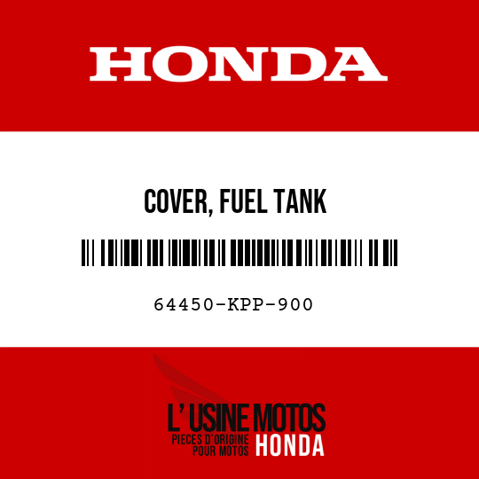 image de 64450-KPP-900 COVER, FUEL TANK