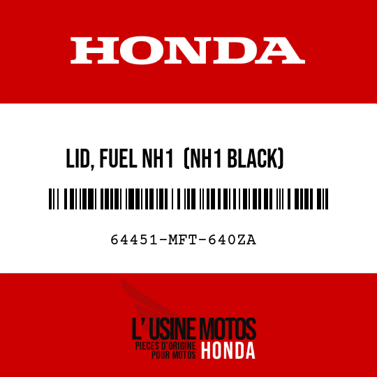 image de 64451-MFT-640ZA LID, FUEL NH1  (NH1 BLACK)