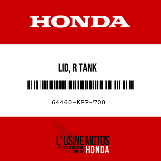 image de 64460-KPP-T00 LID, R TANK